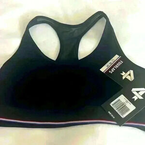 FourLaps Circuit Sports Bra Black - Size Large